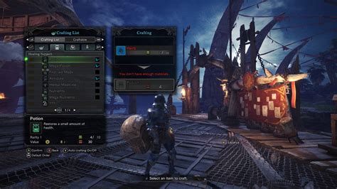 Monster Hunter: World crafting: the best items to craft.